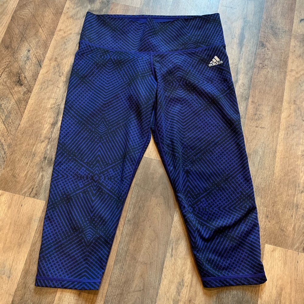 Adidas Patterned Climate Athletic Workout Capri P… - image 7